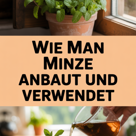 Wie man Minze anbaut und verwendet