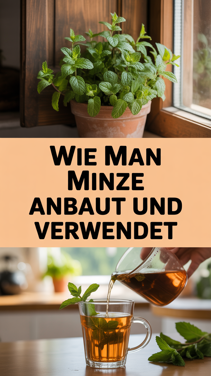 Wie man Minze anbaut und verwendet