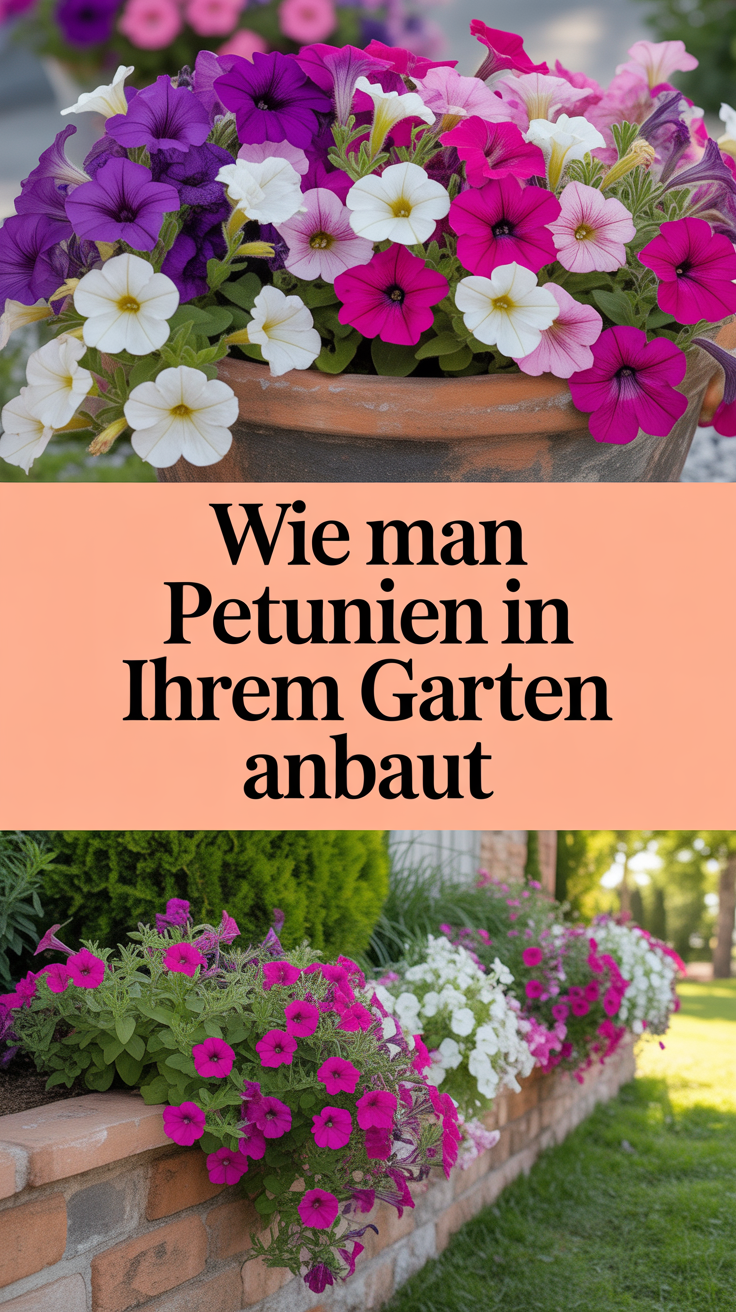 Wie man Petunien in Ihrem Garten anbaut