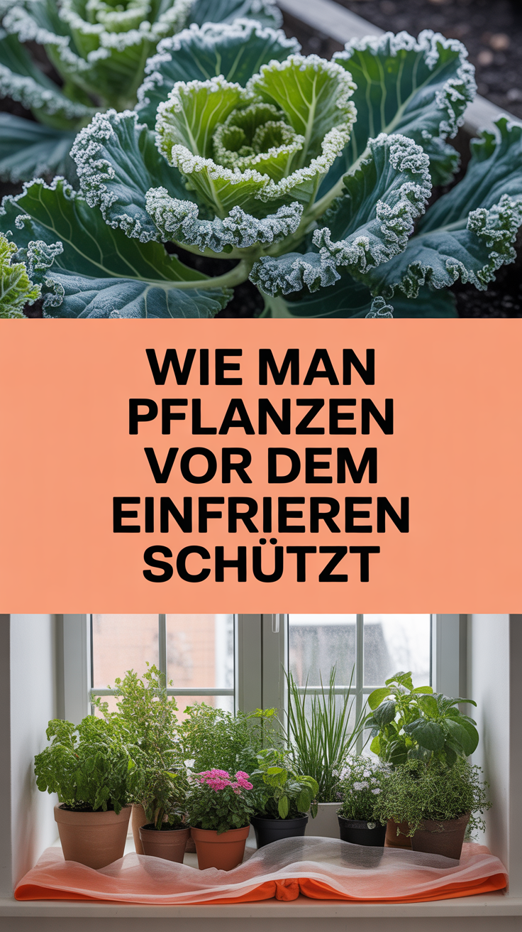 Wie man Pflanzen vor dem Einfrieren schützt