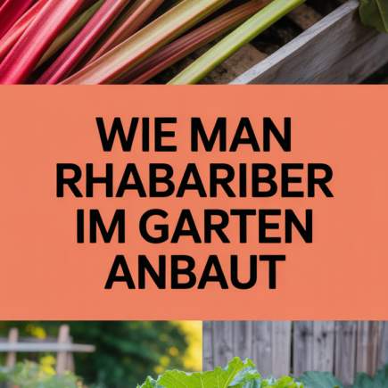 Wie man Rhabarber im Garten anbaut