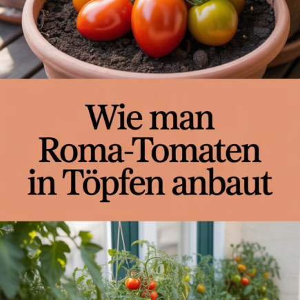 Wie man Roma-Tomaten in Töpfen anbaut