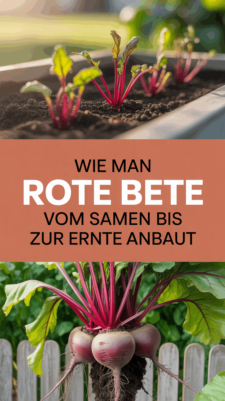 Wie man Rote Bete vom Samen bis zur Ernte anbaut