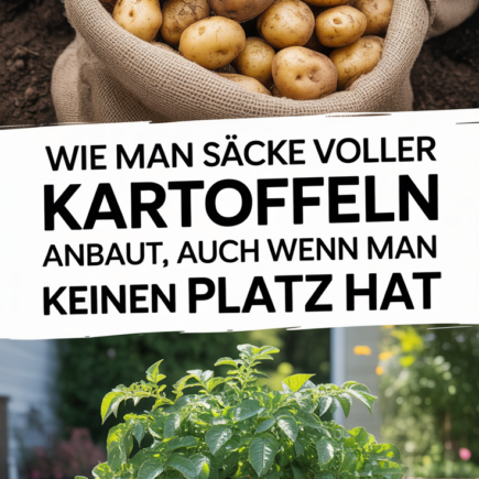 Wie man Säcke voller Kartoffeln anbaut, auch wenn man keinen Platz hat
