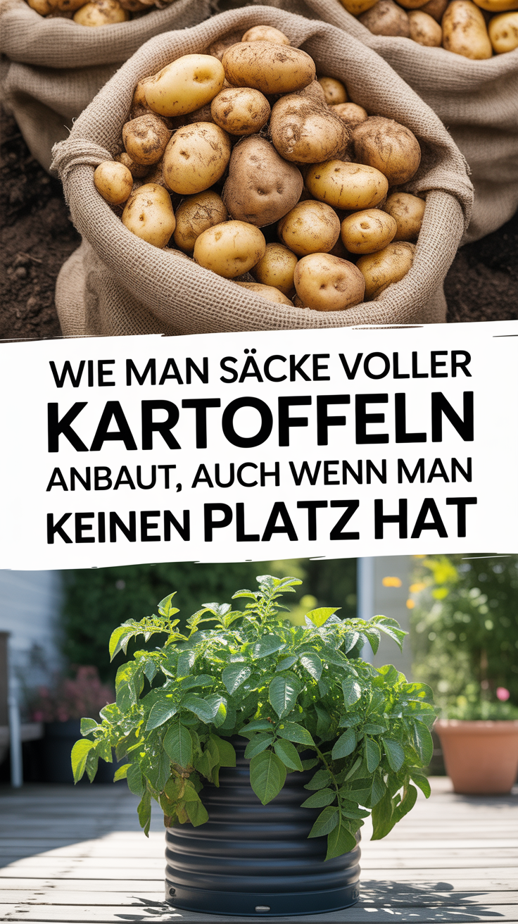 Wie man Säcke voller Kartoffeln anbaut, auch wenn man keinen Platz hat