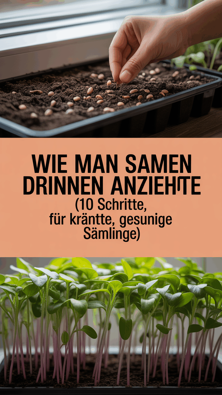 Wie man Samen drinnen anzieht (10 Schritte für kräftige, gesunde Sämlinge)