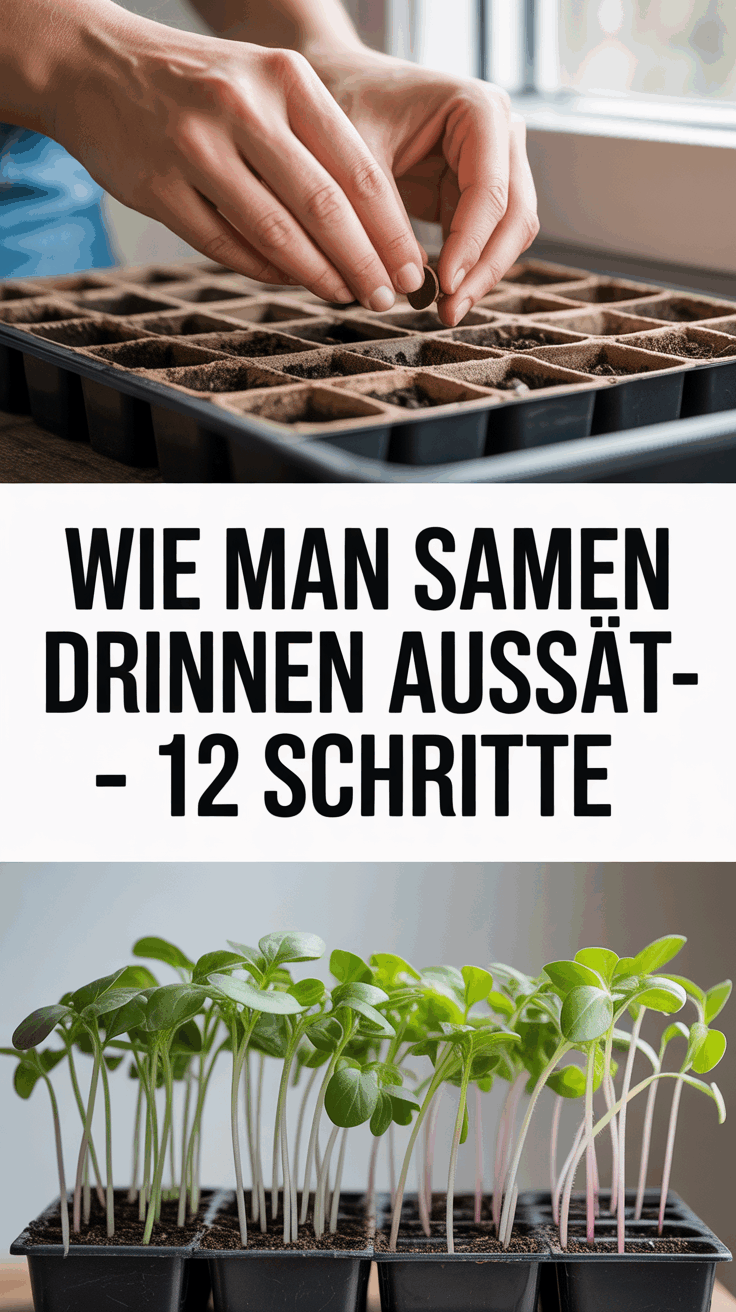 Wie man Samen drinnen aussät – 12 Schritte