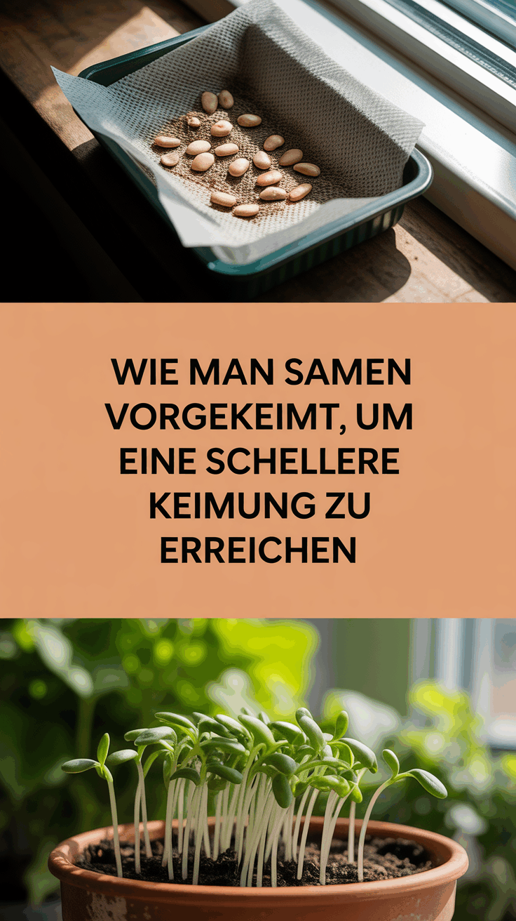 Wie man Samen vorgekeimt, um eine schnellere Keimung zu erreichen