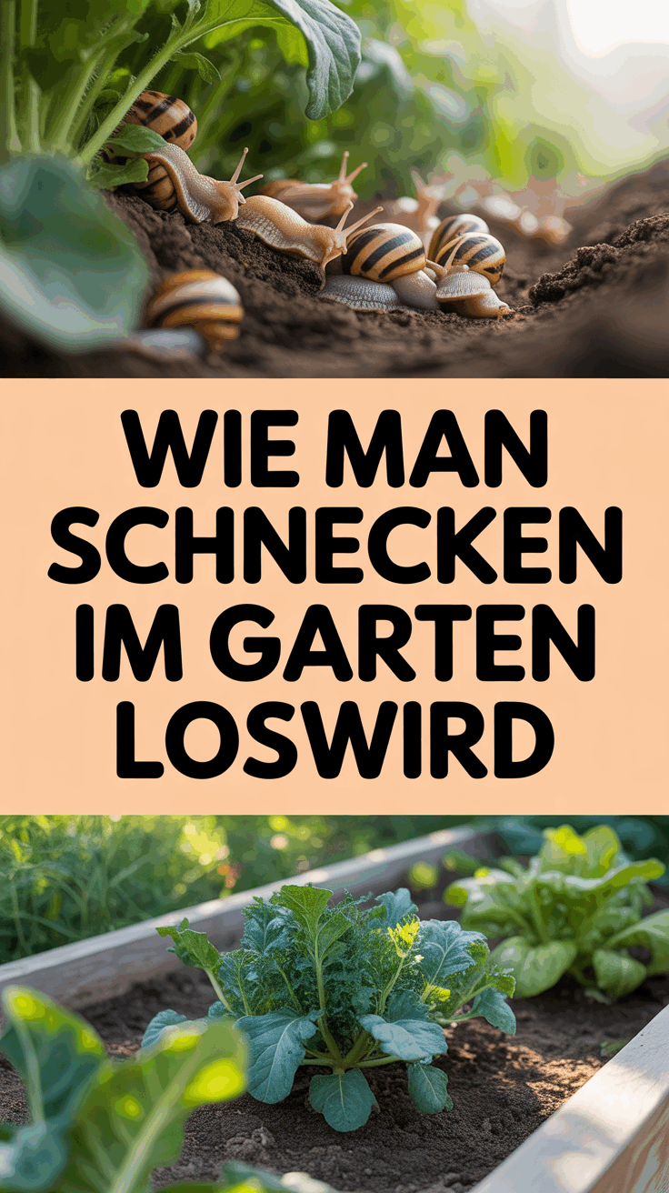 Wie man Schnecken im Garten loswird