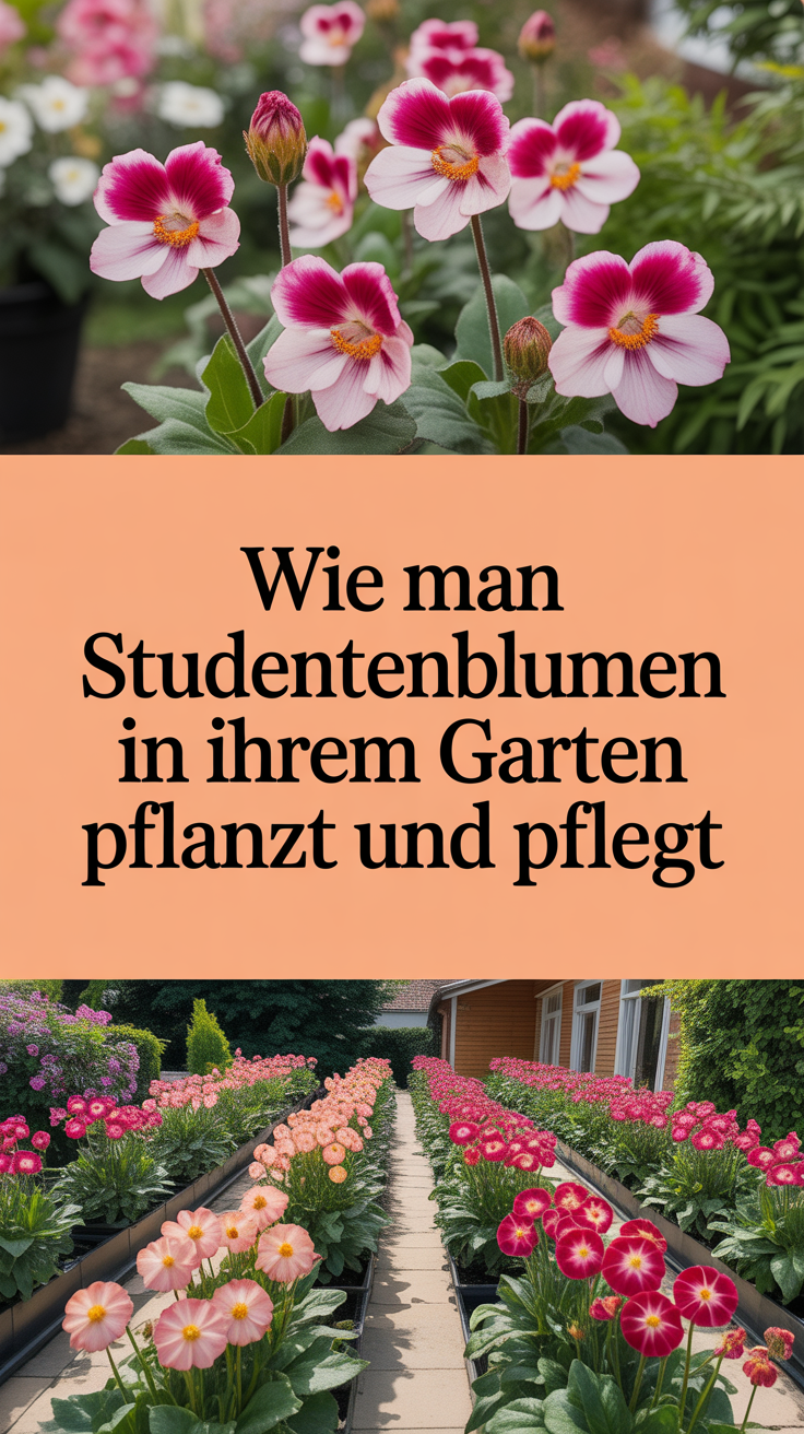 Wie man Studentenblumen in Ihrem Garten pflanzt und pflegt