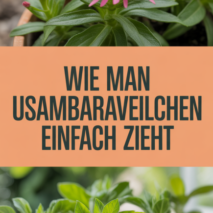 Wie man Usambaraveilchen einfach zieht