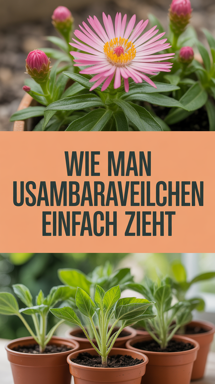 Wie man Usambaraveilchen einfach zieht