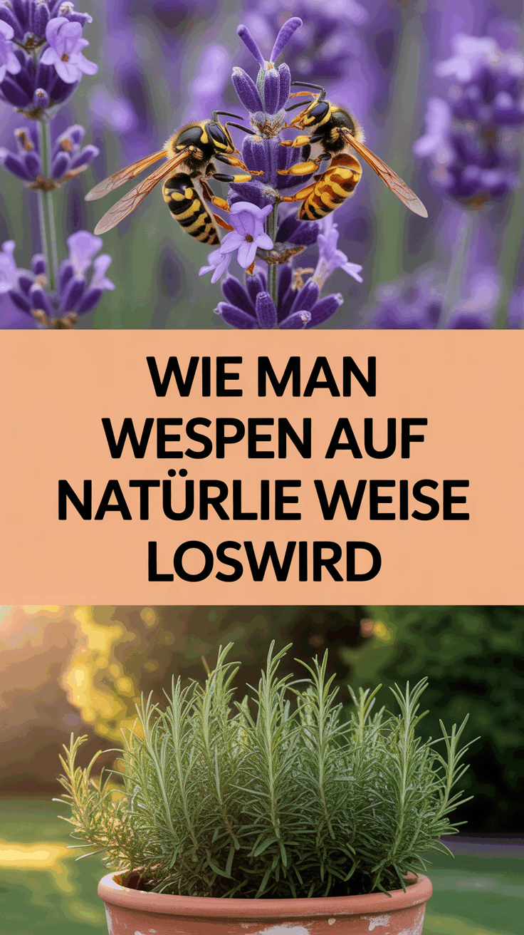 Wie man Wespen auf natürliche Weise loswird