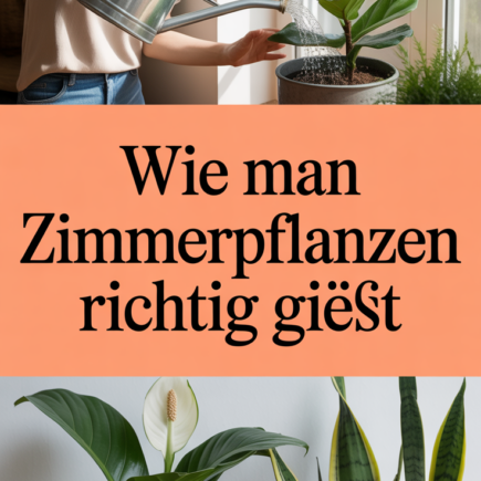 Wie man Zimmerpflanzen richtig gießt