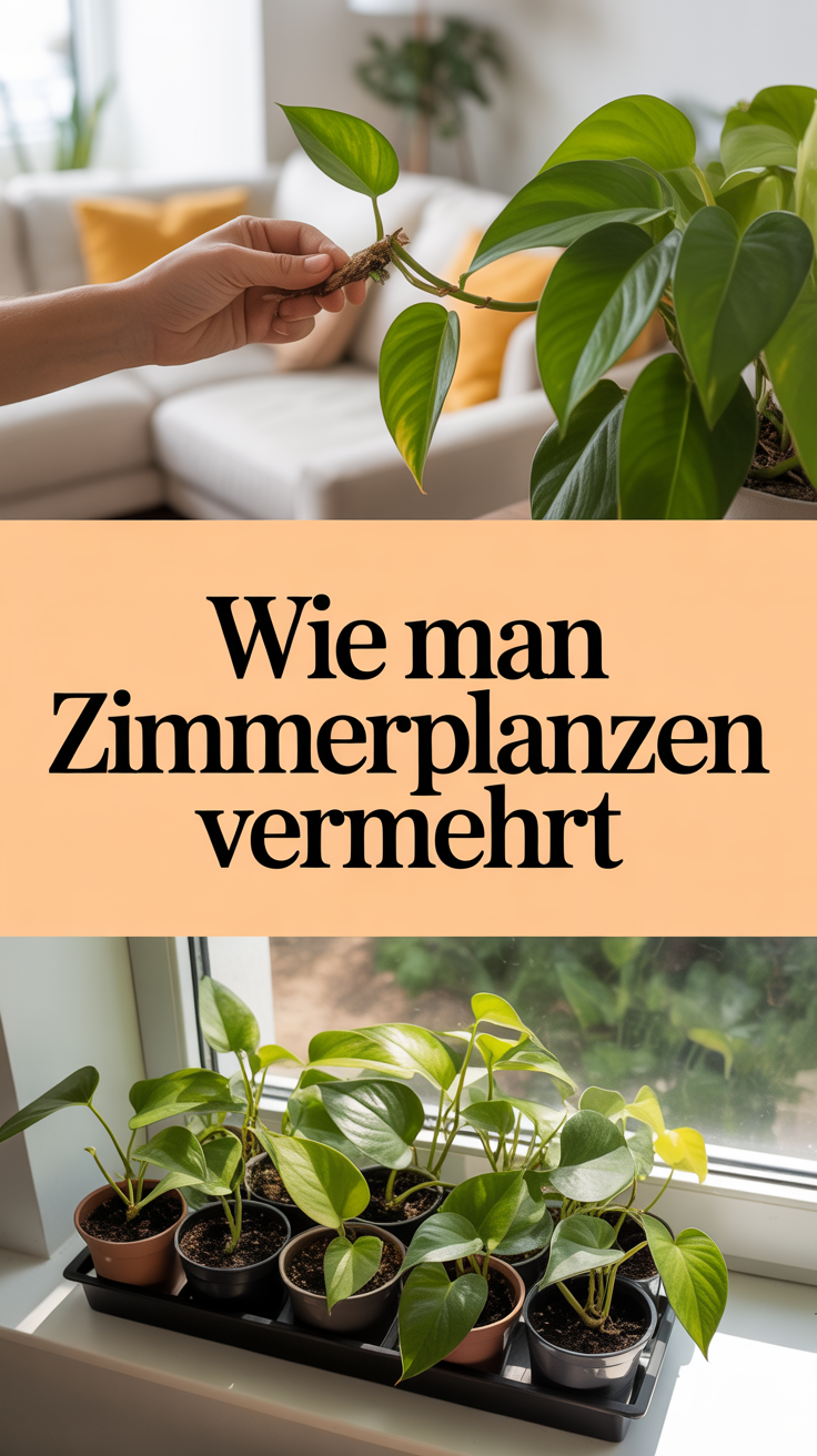 Wie man Zimmerpflanzen vermehrt