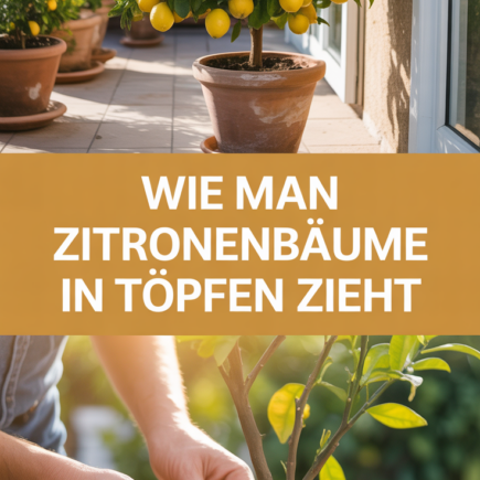 Wie man Zitronenbäume in Töpfen zieht
