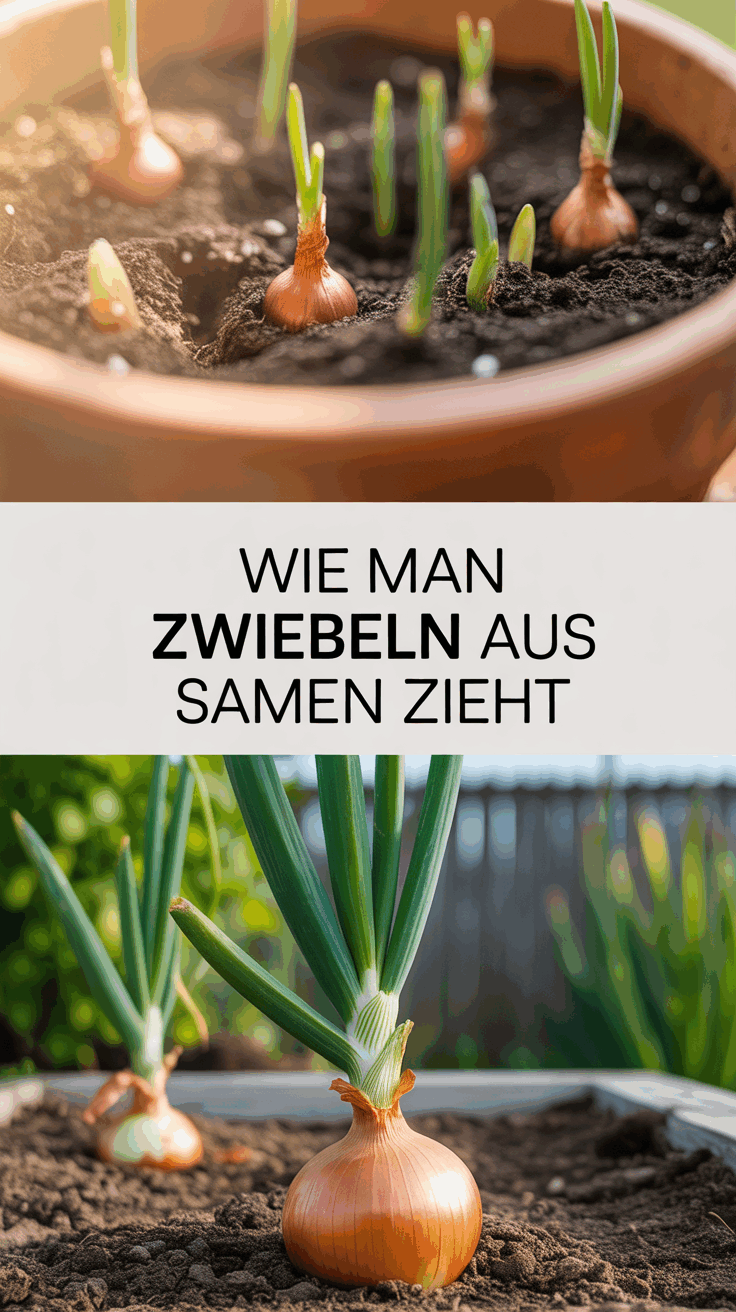 Wie man Zwiebeln aus Samen zieht