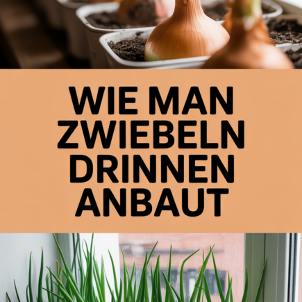 Wie man Zwiebeln drinnen anbaut