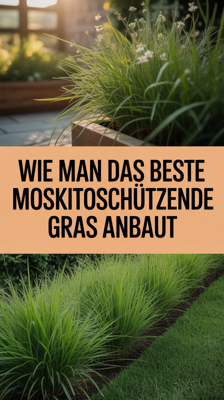 Wie man das beste moskitoschützende Gras anbaut