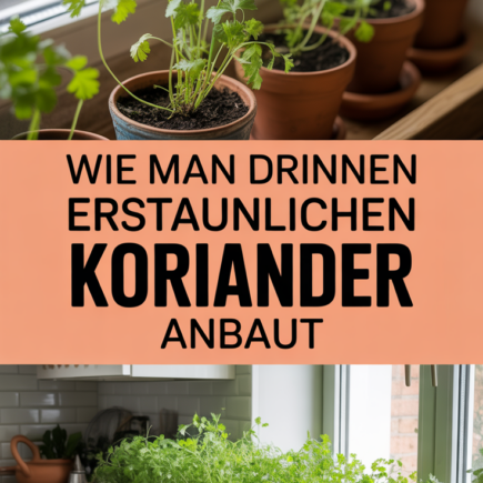 Wie man drinnen erstaunlichen Koriander anbaut