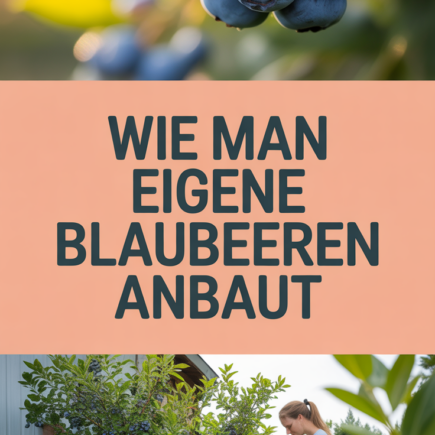 Wie man eigene Blaubeeren anbaut