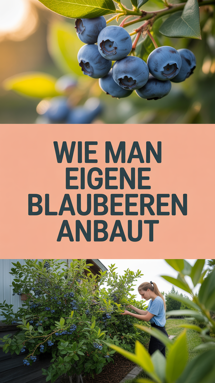 Wie man eigene Blaubeeren anbaut