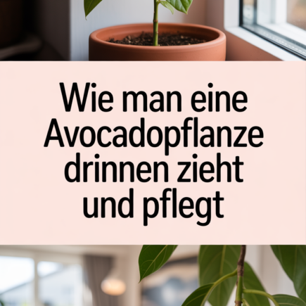 Wie man eine Avocadopflanze drinnen zieht und pflegt