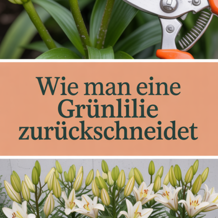 Wie man eine Grünlilie zurückschneidet