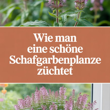 Wie man eine schöne Schafgarbenpflanze züchtet