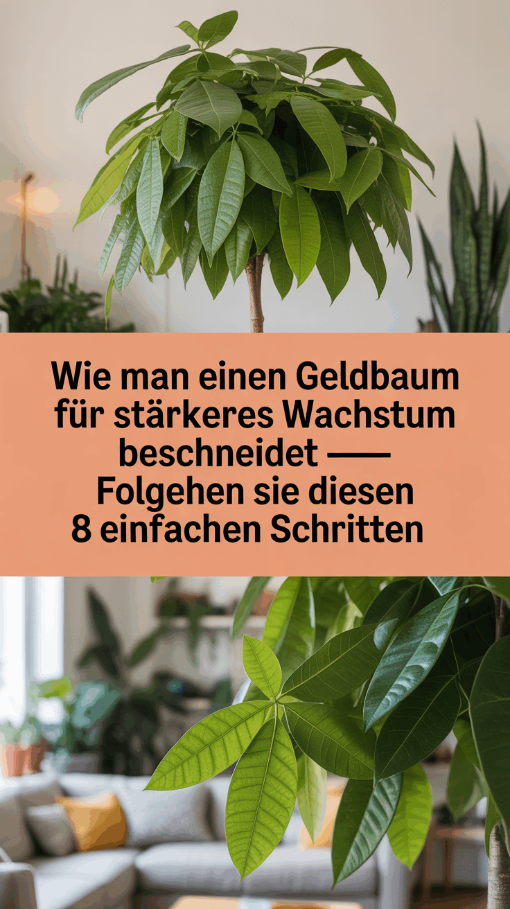 Wie man einen Geldbaum für stärkeres Wachstum beschneidet – Folgen Sie diesen 8 einfachen Schritten