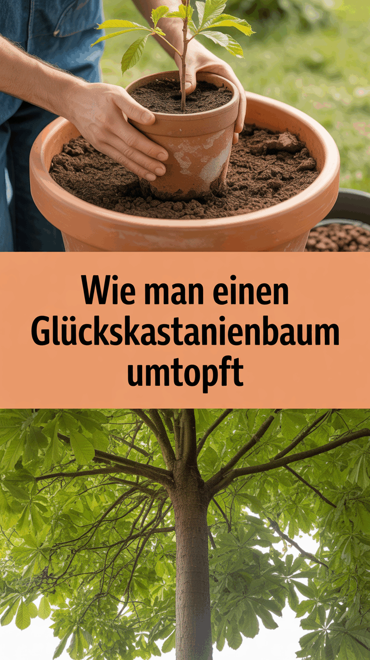 Wie man einen Glückskastanienbaum umtopft