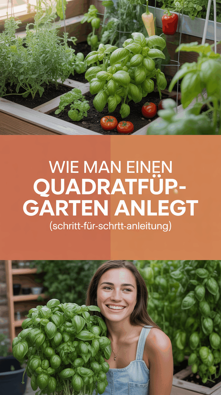 Wie man einen Quadratfuß-Garten anlegt (Schritt-für-Schritt-Anleitung)