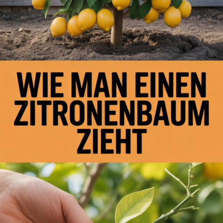 Wie man einen Zitronenbaum zieht