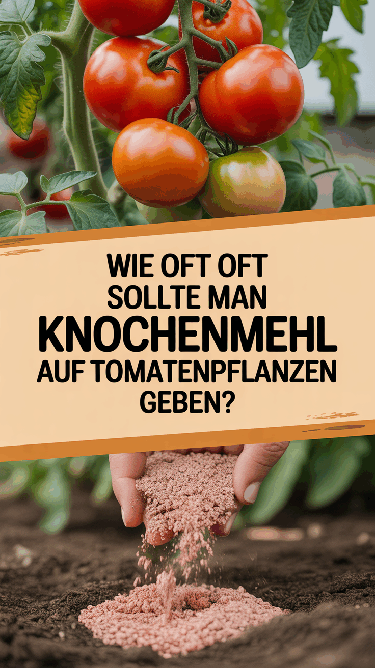 Wie oft sollte man Knochenmehl auf Tomatenpflanzen geben?