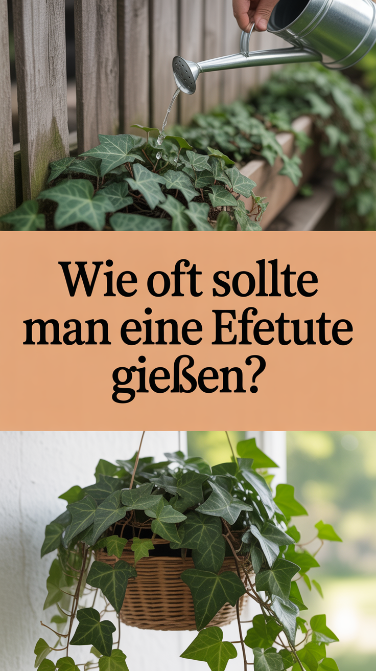 Wie oft sollte man eine Efeutute gießen?
