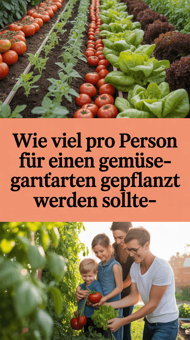 Wie viel pro Person für einen Gemüsegarten gepflanzt werden sollte