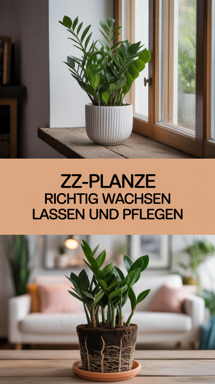 ZZ-Pflanze richtig wachsen lassen und pflegen