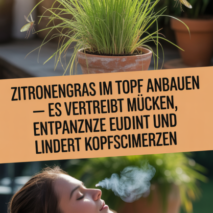 Zitronengras im Topf anbauen – es vertreibt Mücken, entspannt und lindert Kopfschmerzen