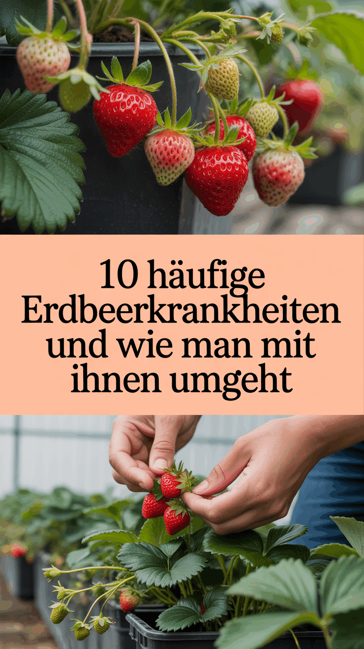 10 Häufige Erdbeerkrankheiten und Wie Man Mit Ihnen Umgeht