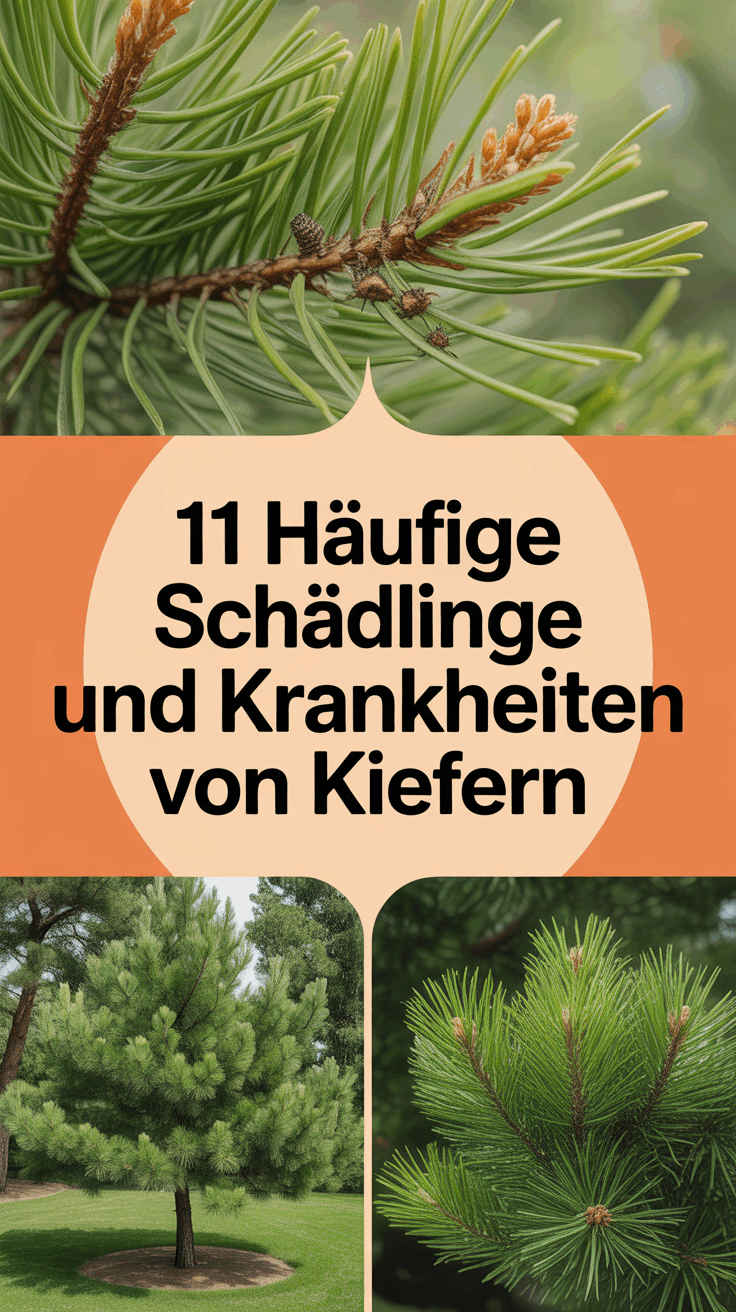 11 Häufige Schädlinge und Krankheiten von Kiefern