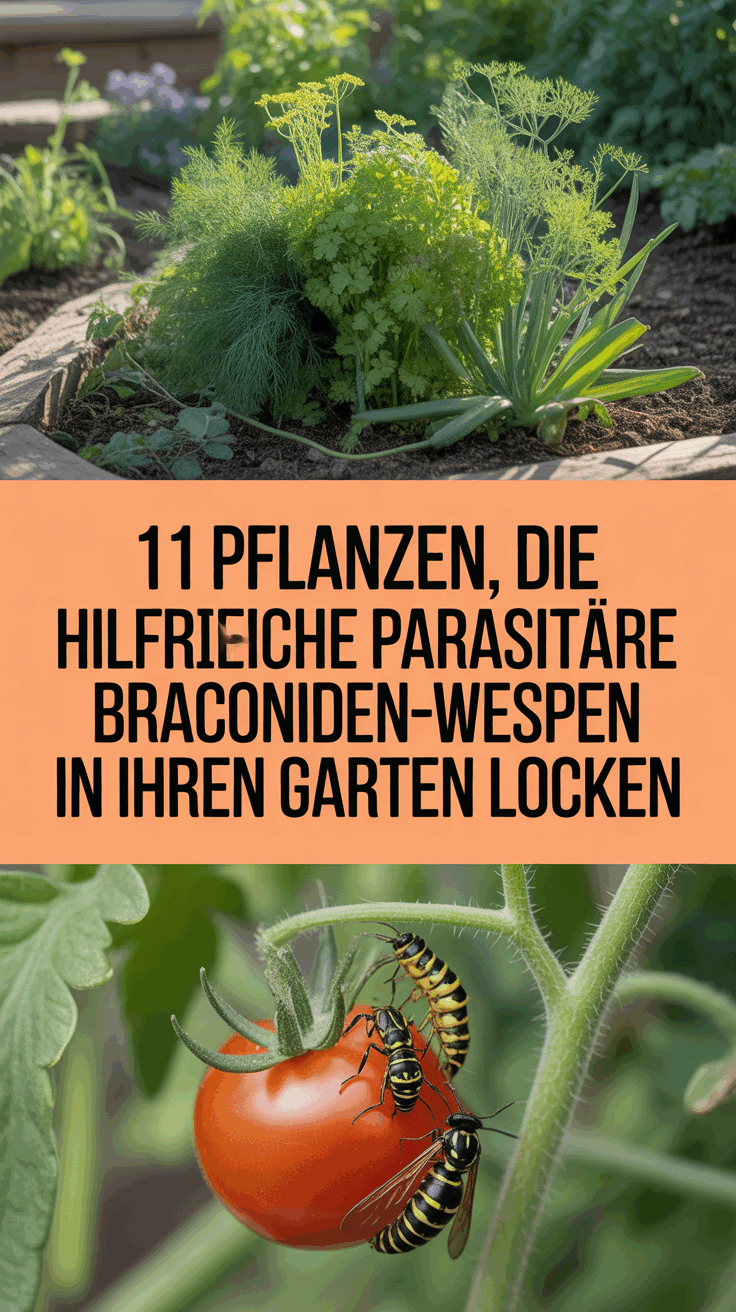 11 Pflanzen, die hilfreiche parasitäre Braconiden-Wespen in Ihren Garten locken