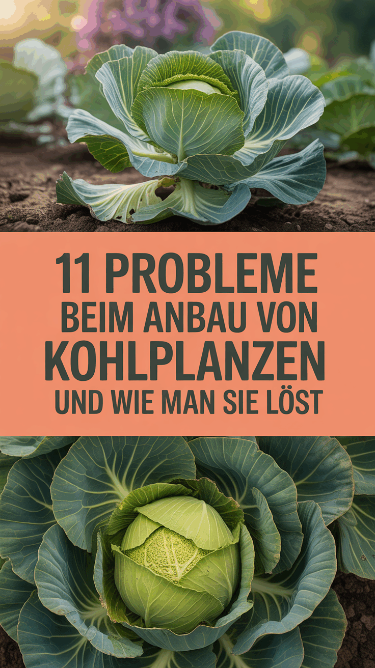 11 Probleme beim Anbau von Kohlpflanzen und wie man sie löst