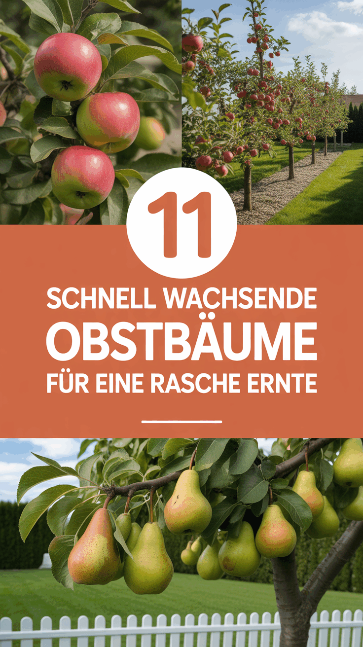 11 schnell wachsende Obstbäume für eine rasche Ernte