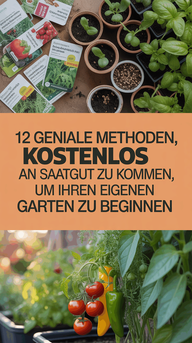12 Geniale Methoden, Kostenlos an Saatgut zu Kommen, um Ihren Eigenen Garten zu Beginnen