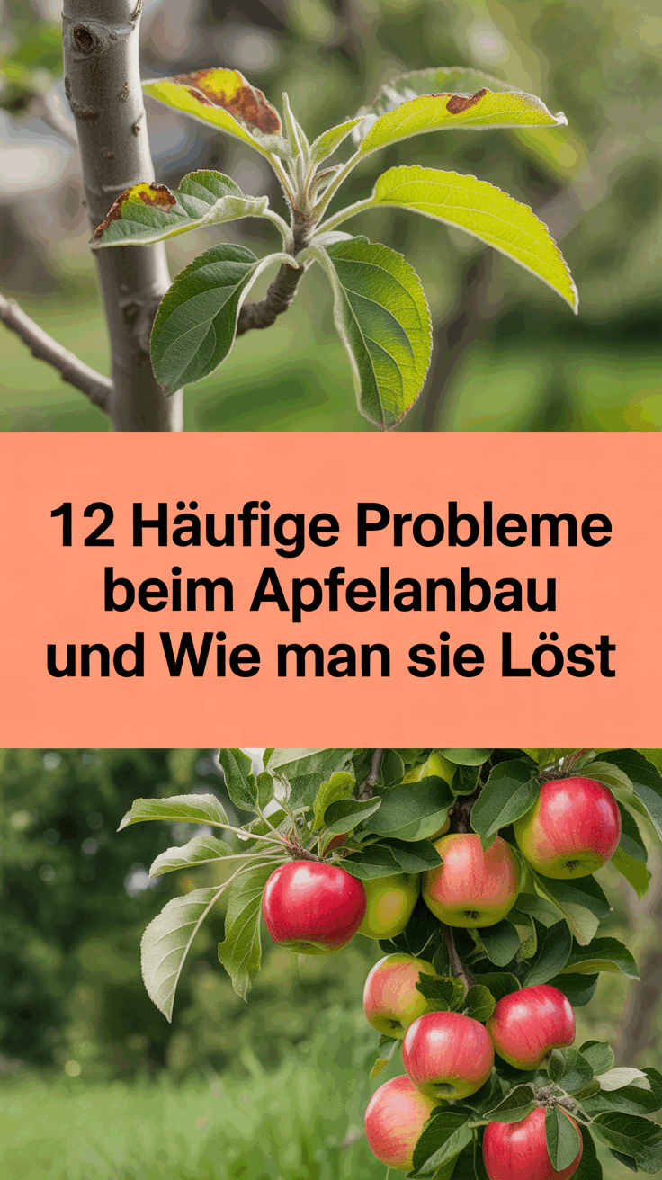12 Häufige Probleme beim Apfelanbau und wie man sie löst