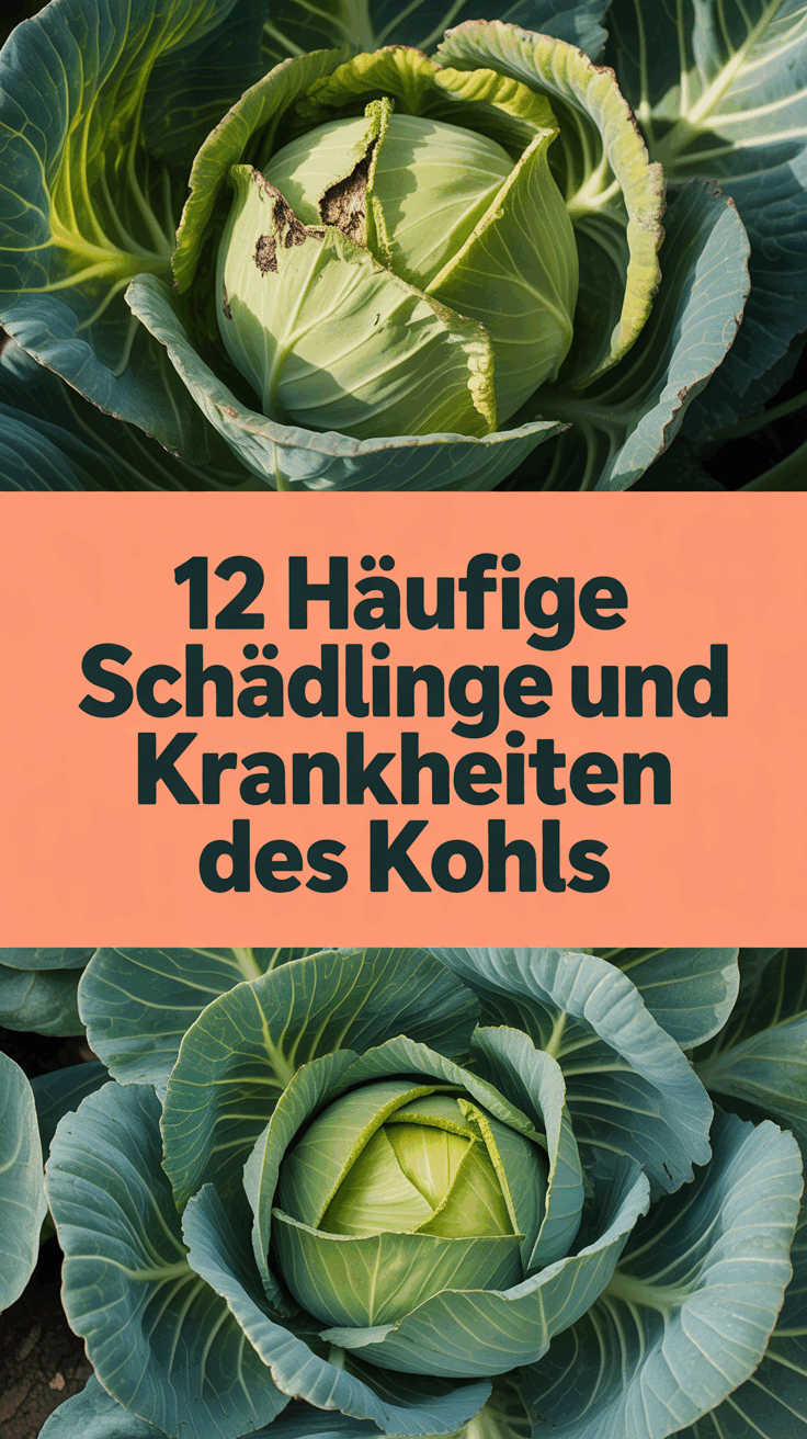 12 Häufige Schädlinge und Krankheiten des Kohls