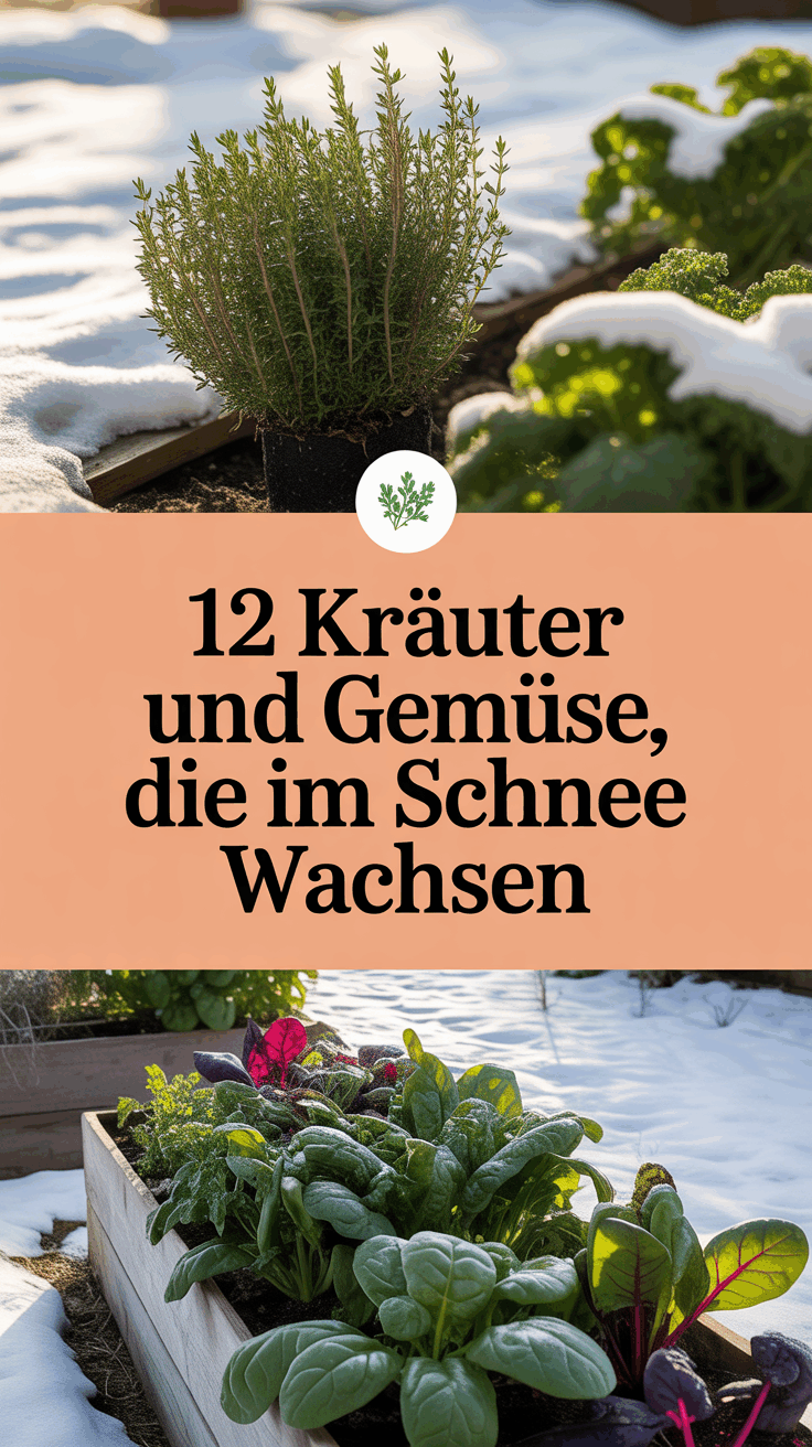 12 Kräuter und Gemüse, die im Schnee wachsen