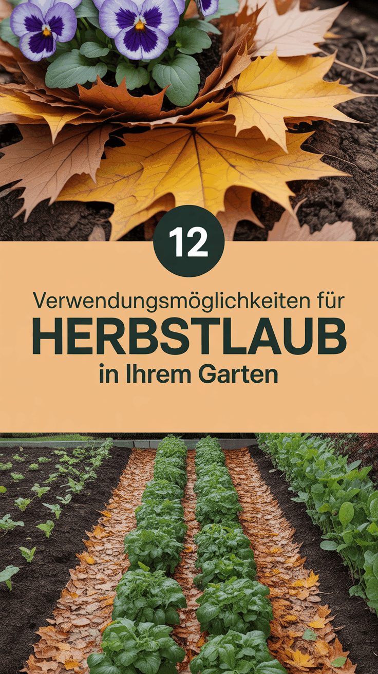 12 Verwendungsmöglichkeiten für Herbstlaub in Ihrem Garten