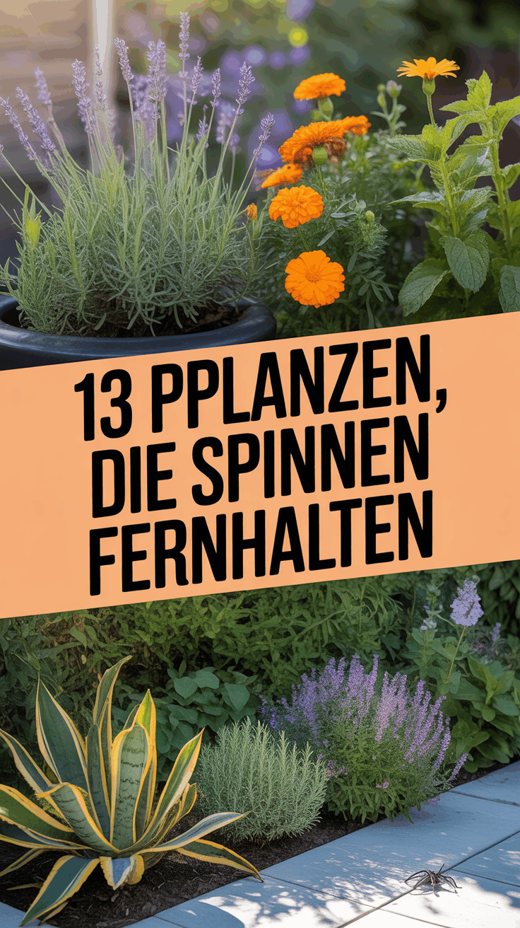 13 Pflanzen, die Spinnen fernhalten