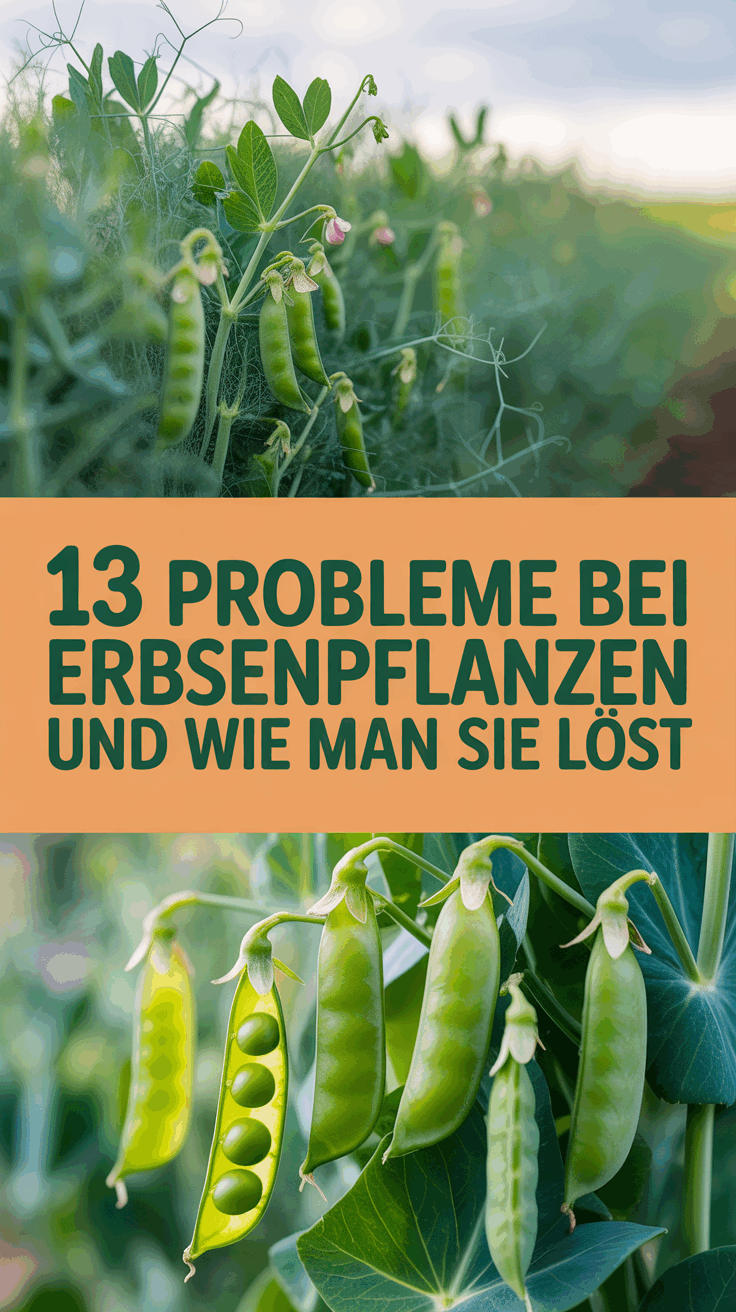 13 Probleme bei Erbsenpflanzen und wie man sie löst
